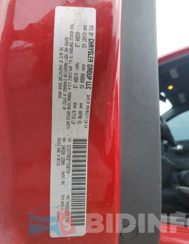 3C3CFFBR3FT558774 Photo# 12