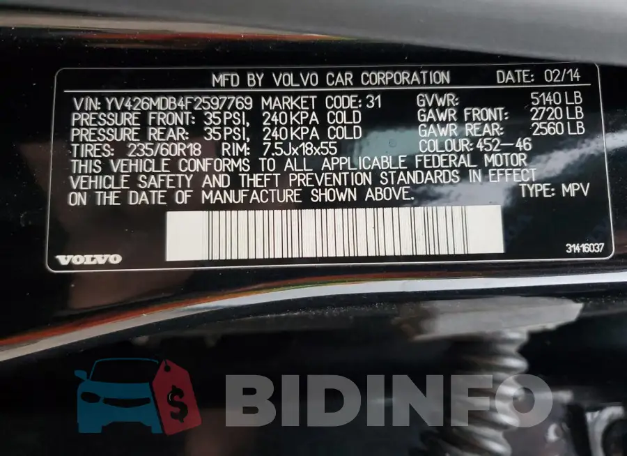 YV426MDB4F2597769 Photo# 13