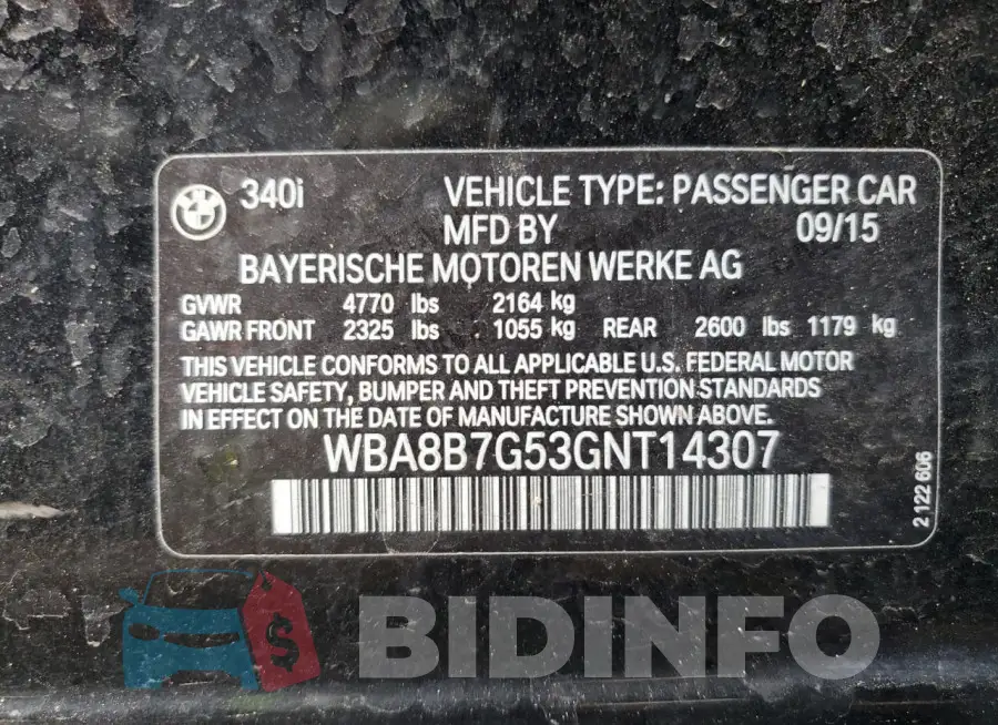 WBA8B7G53GNT14307 Photo# 12