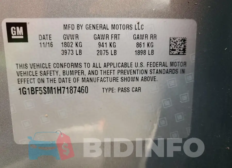 1G1BF5SM1H7187460 Photo# 12