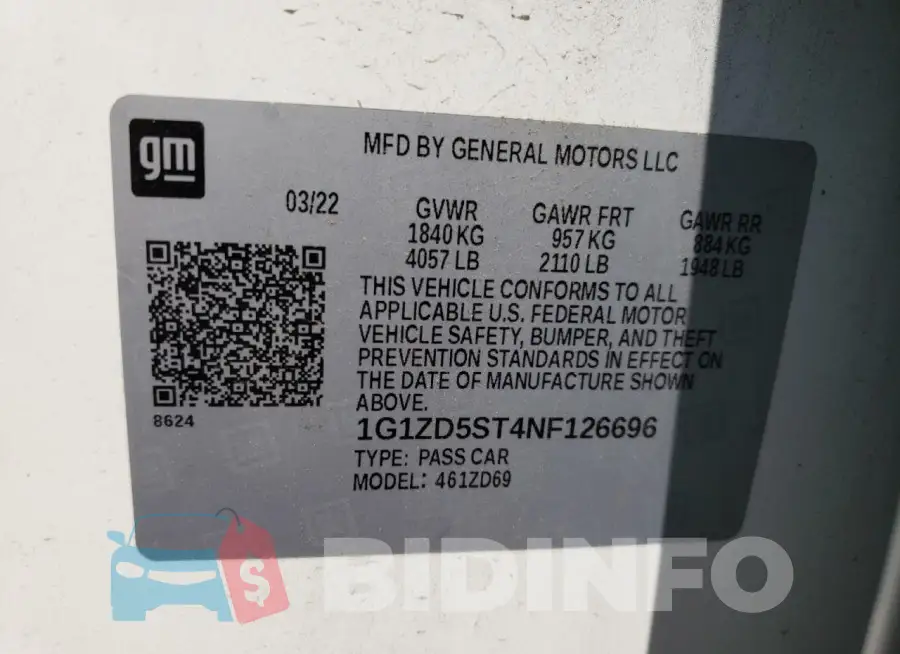 1G1ZD5ST4NF126696 Photo# 12