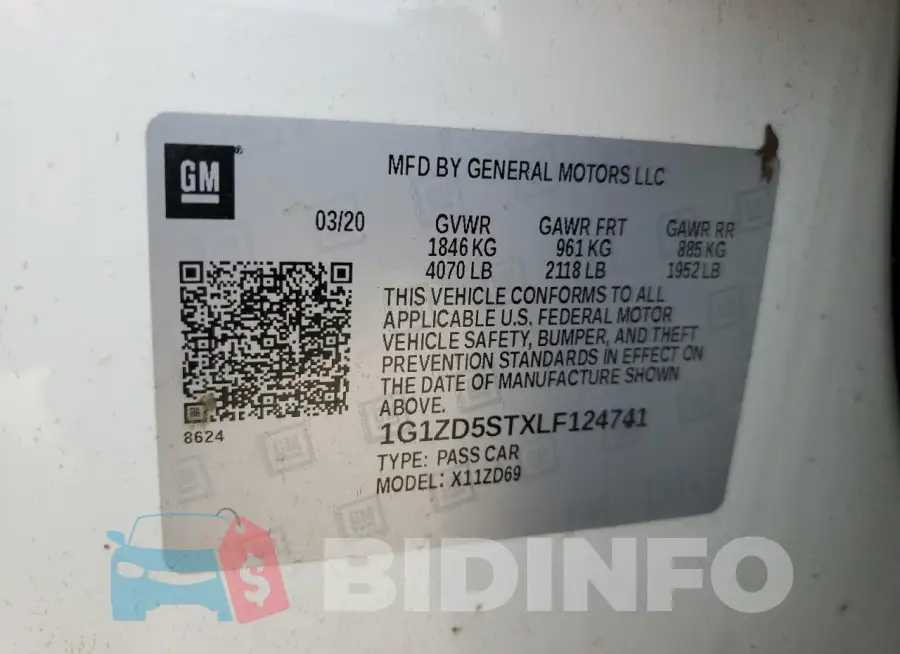 1G1ZD5STXLF124741 Photo# 13