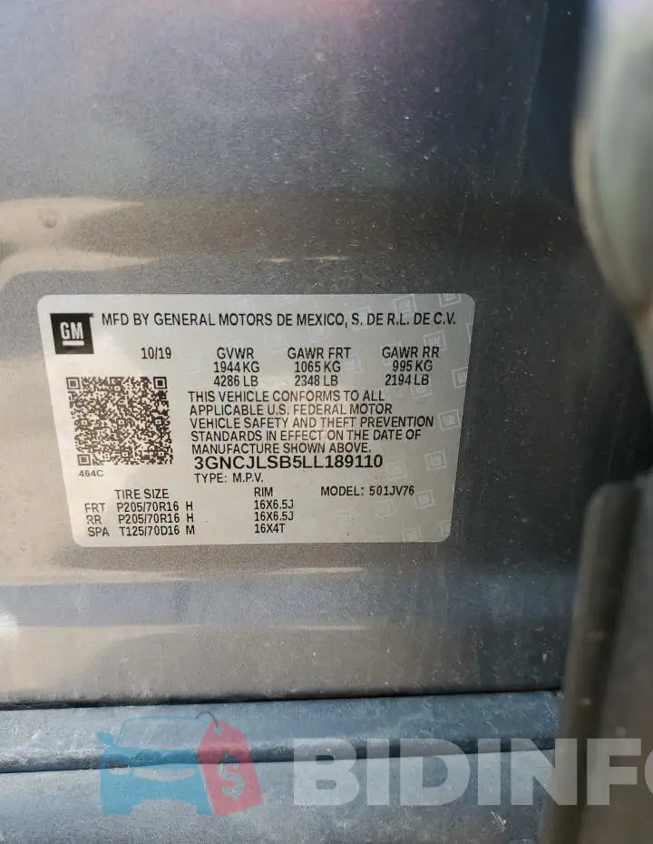 3GNCJLSB5LL189110 Photo# 12