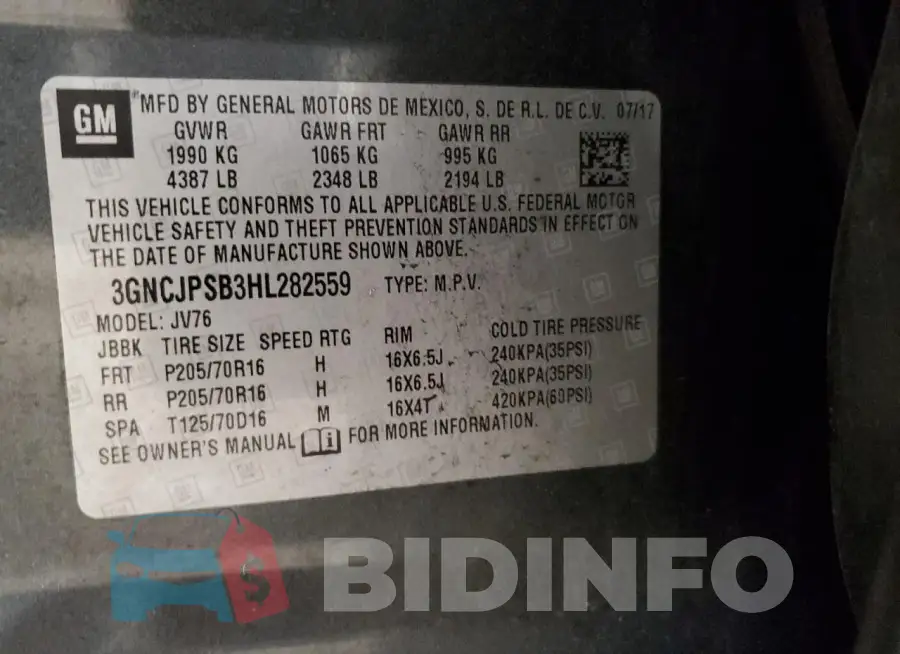 3GNCJPSB3HL282559 Photo# 12