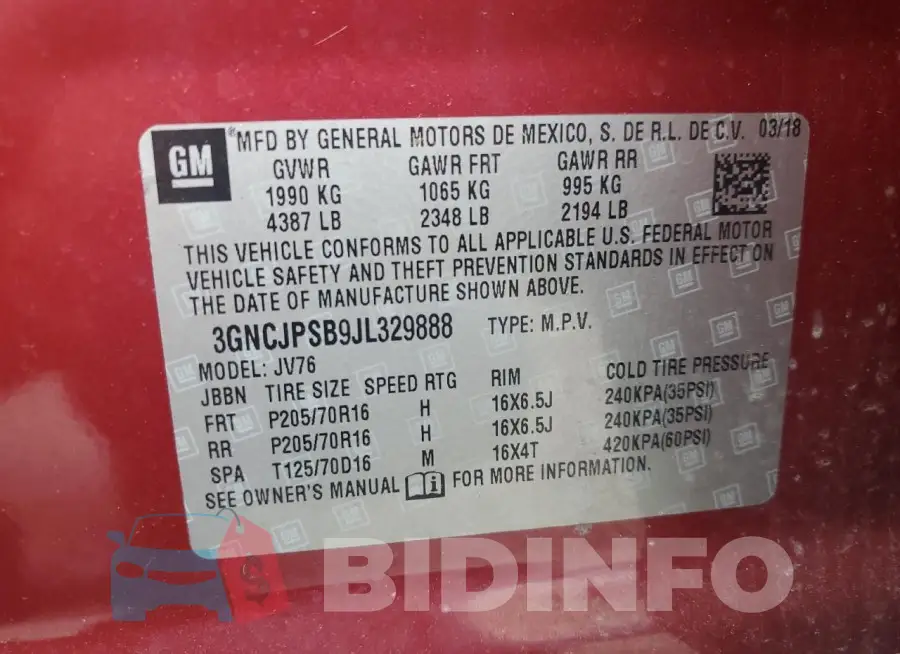 3GNCJPSB9JL329888 Photo# 12