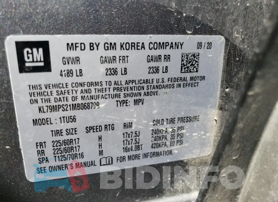 KL79MPS21MB068799 Photo# 13