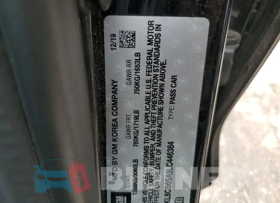 KL8CB6SA9LC446384 Photo# 13