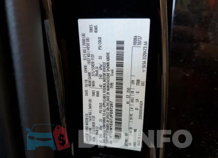 1FTEW1EG7JFE67267 Photo# 12
