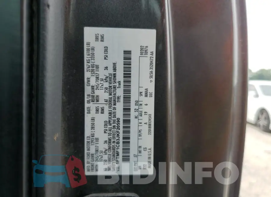 1FTMF1CB3JKF20590 Photo# 13