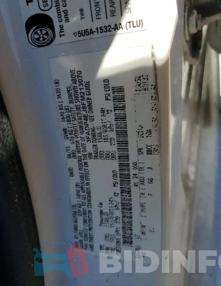3FADP4EJ8FM213070 Photo# 12