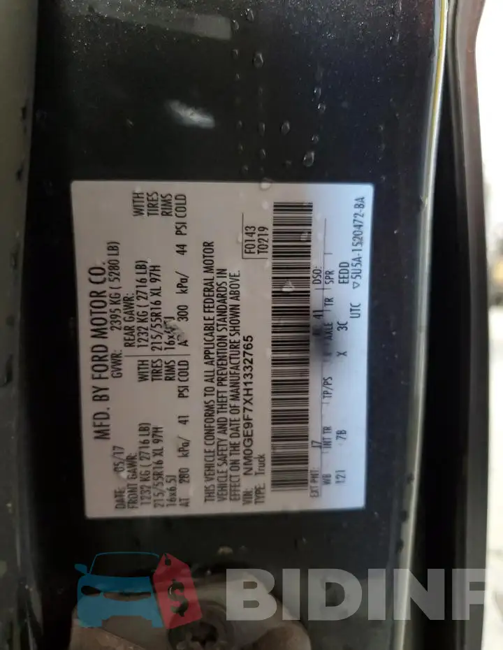 NM0GE9F7XH1332765 Photo# 13