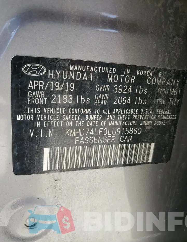 KMHD74LF3LU915860 Photo# 13