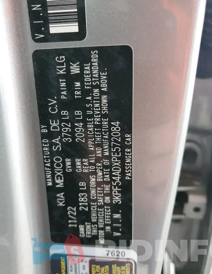 3KPF54ADXPE572084 Photo# 12
