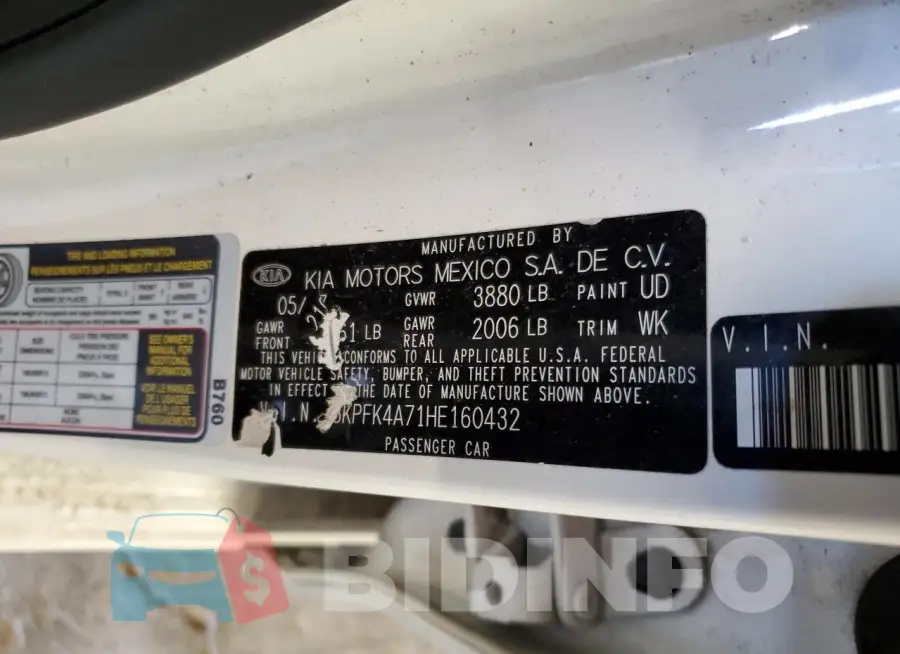 3KPFK4A71HE160432 Photo# 13