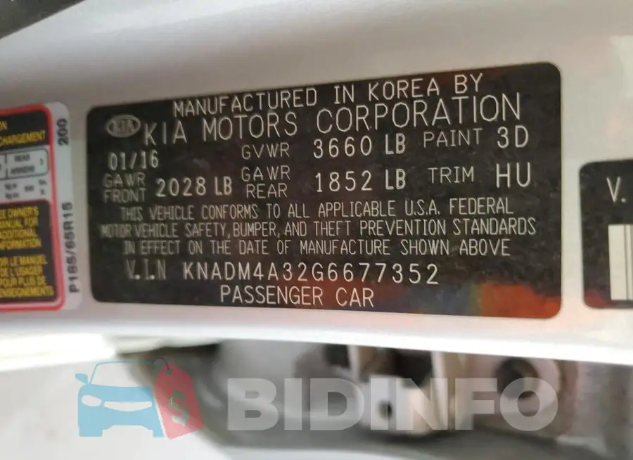 KNADM4A32G6677352 Photo# 12