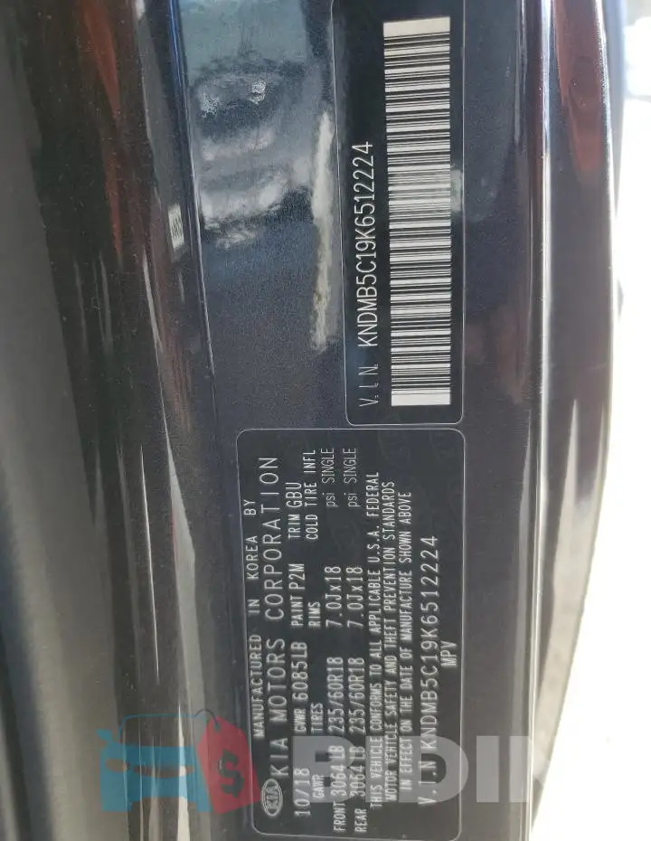 KNDMB5C19K6512224 Photo# 14