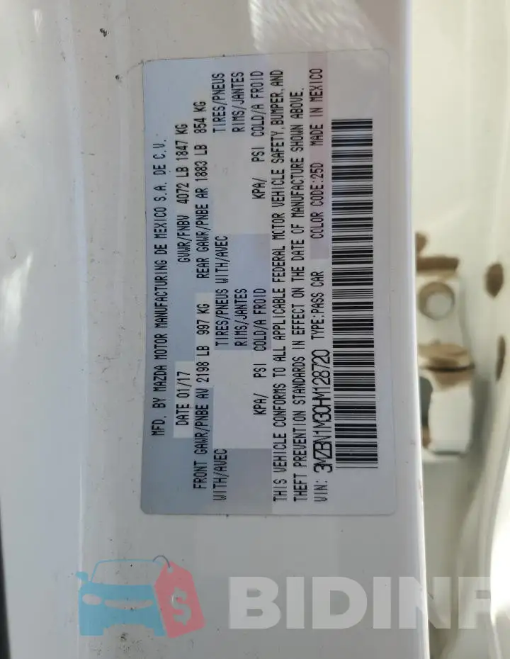 3MZBN1M30HM128720 Photo# 12