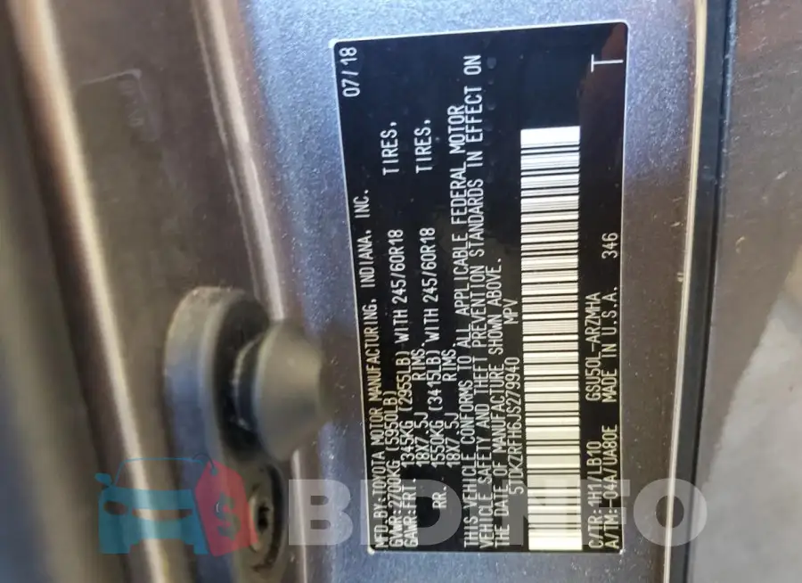 5TDKZRFH6JS279940 Photo# 13