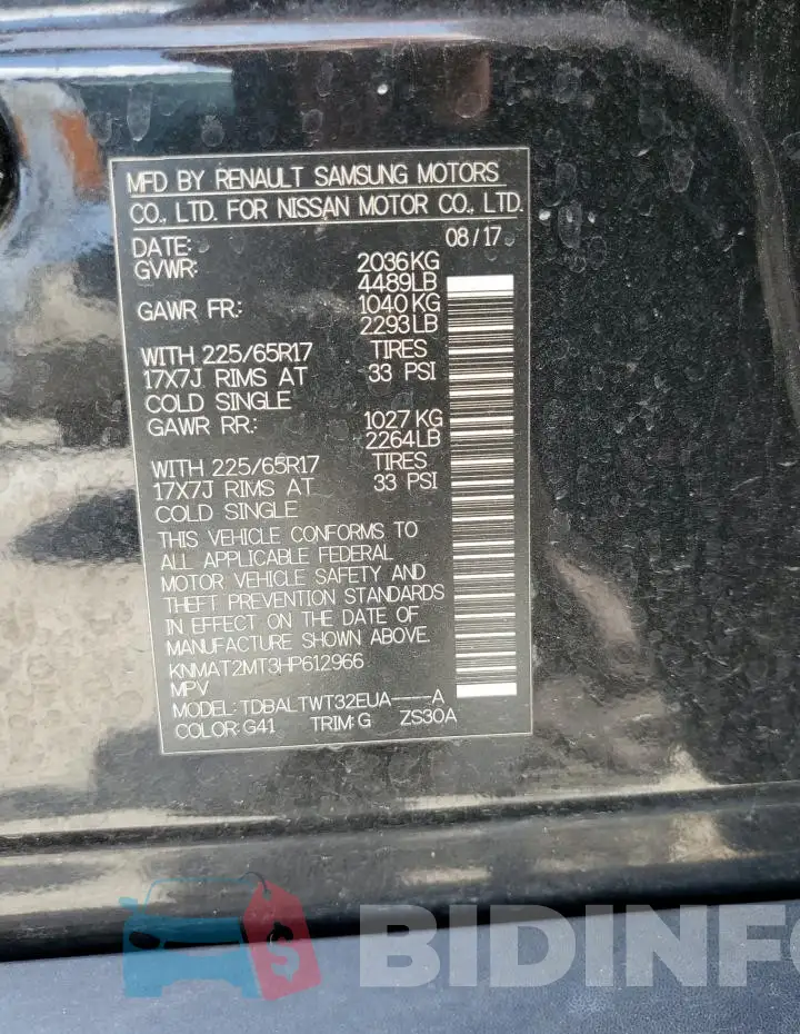 KNMAT2MT3HP612966 Photo# 13