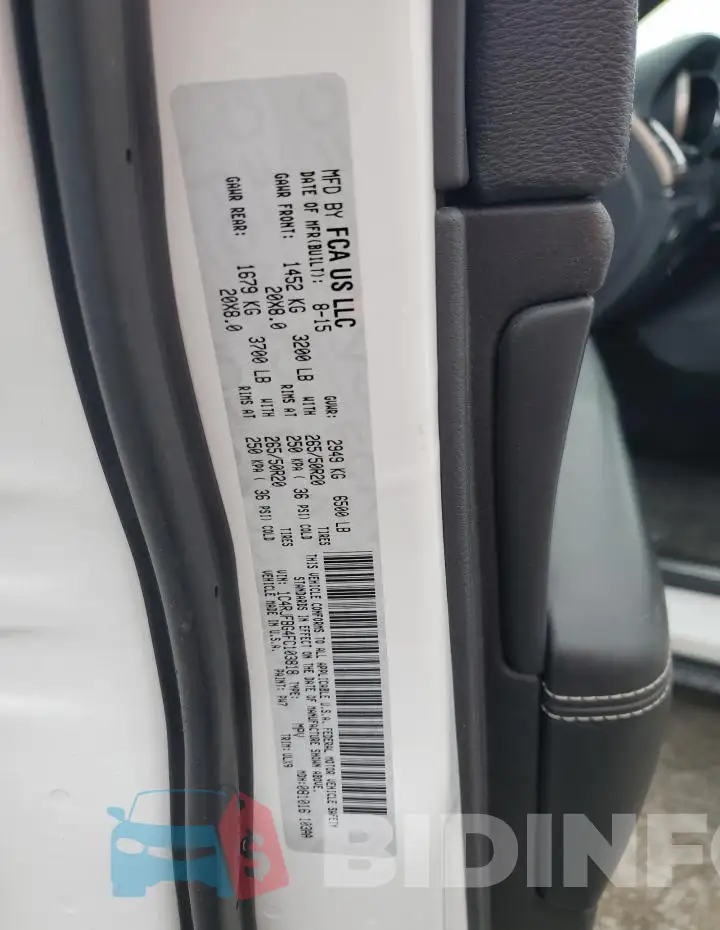 1C4RJFBG4FC103818 Photo# 12