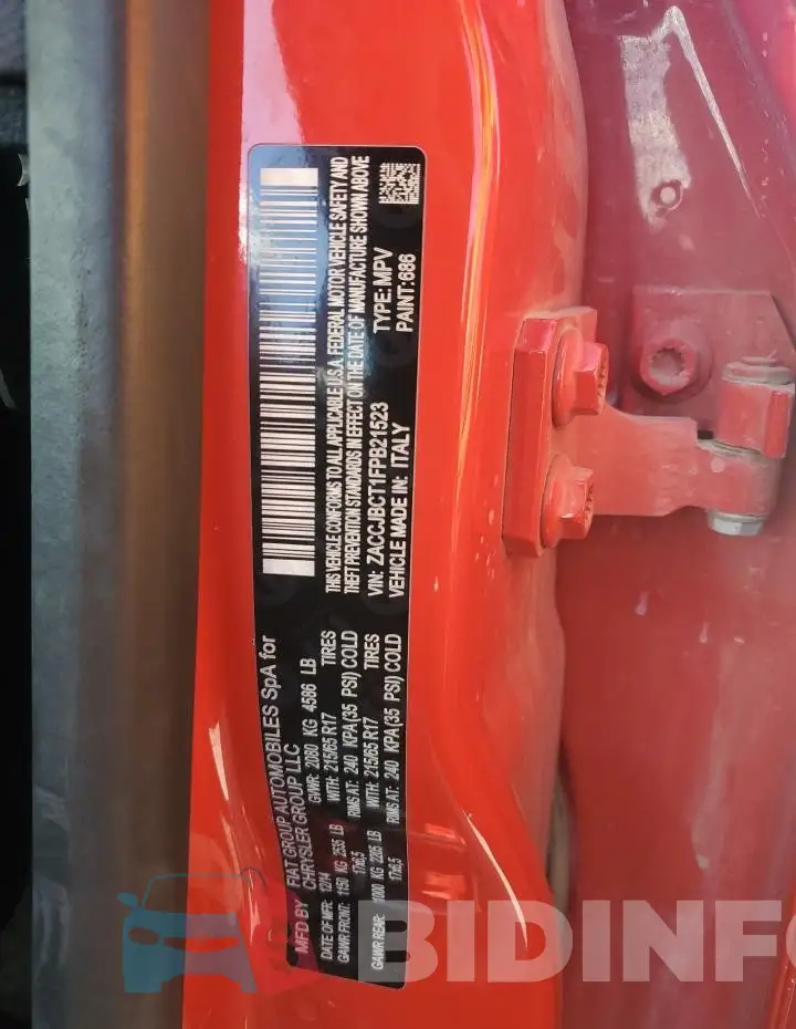 ZACCJBCT1FPB21523 Photo# 12