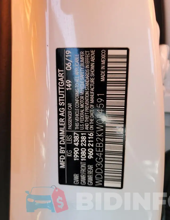 WDD3G4EB2KW024591 Photo# 12