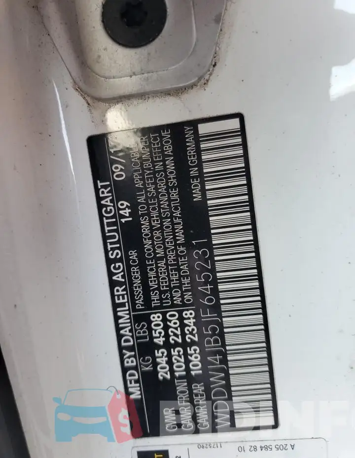 WDDWJ4JB5JF645231 Photo# 13