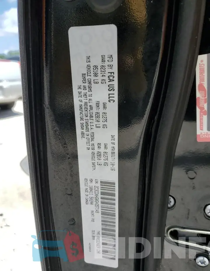 2C3CDXHG0GH357149 Photo# 13