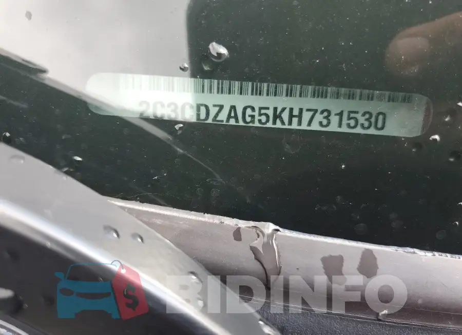 2C3CDZAG5KH731530 Photo# 12
