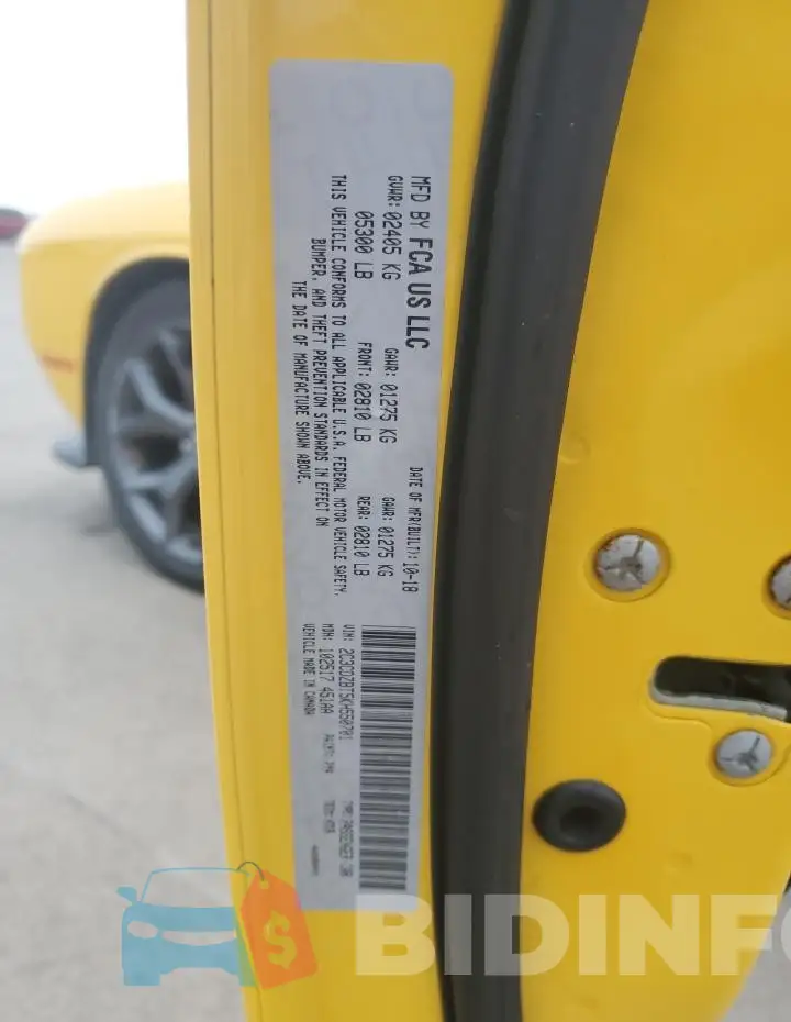 2C3CDZBT5KH550701 Photo# 12