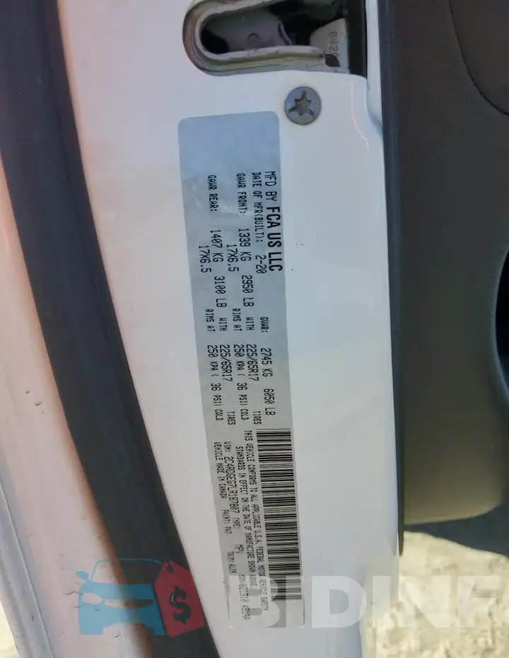 2C4RDGEG7LR187807 Photo# 13