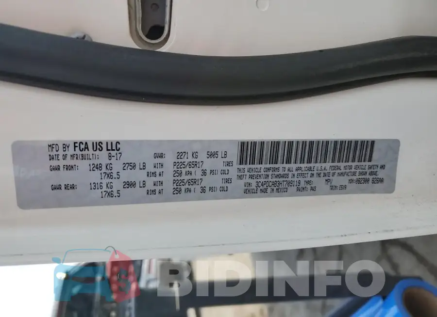 3C4PDCAB3HT709119 Photo# 13