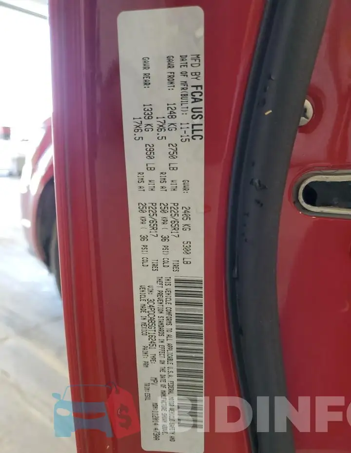 3C4PDCAB5GT162451 Photo# 13