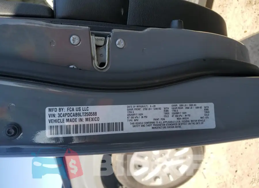 3C4PDCAB9LT250588 Photo# 14