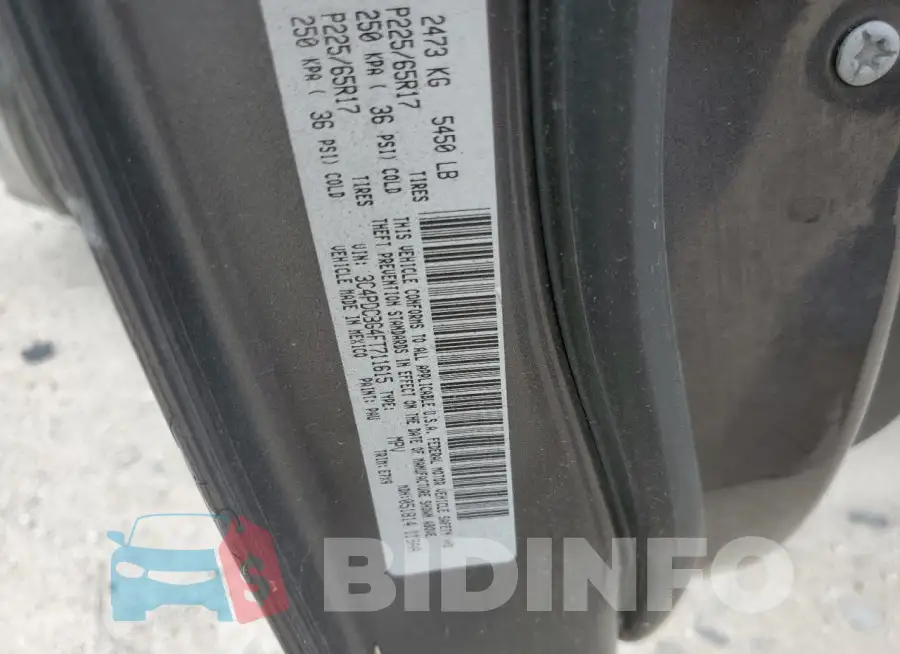 3C4PDCBG4FT711615 Photo# 12