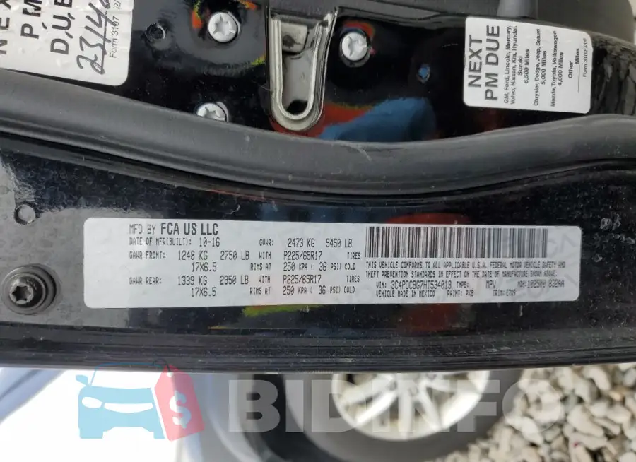 3C4PDCBG7HT534013 Photo# 13