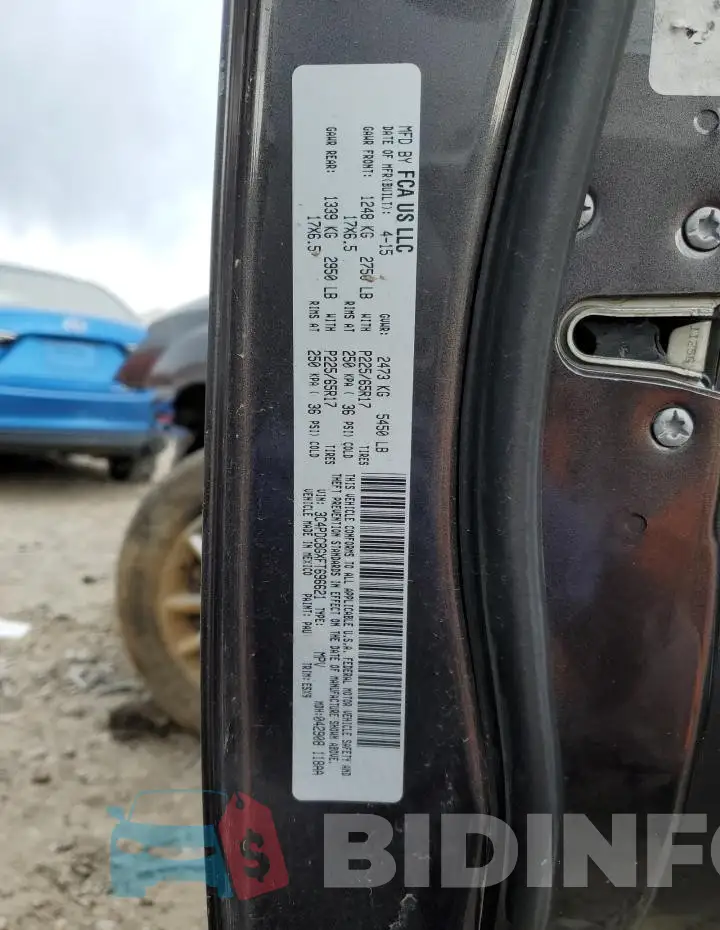 3C4PDCBGXFT696621 Photo# 14