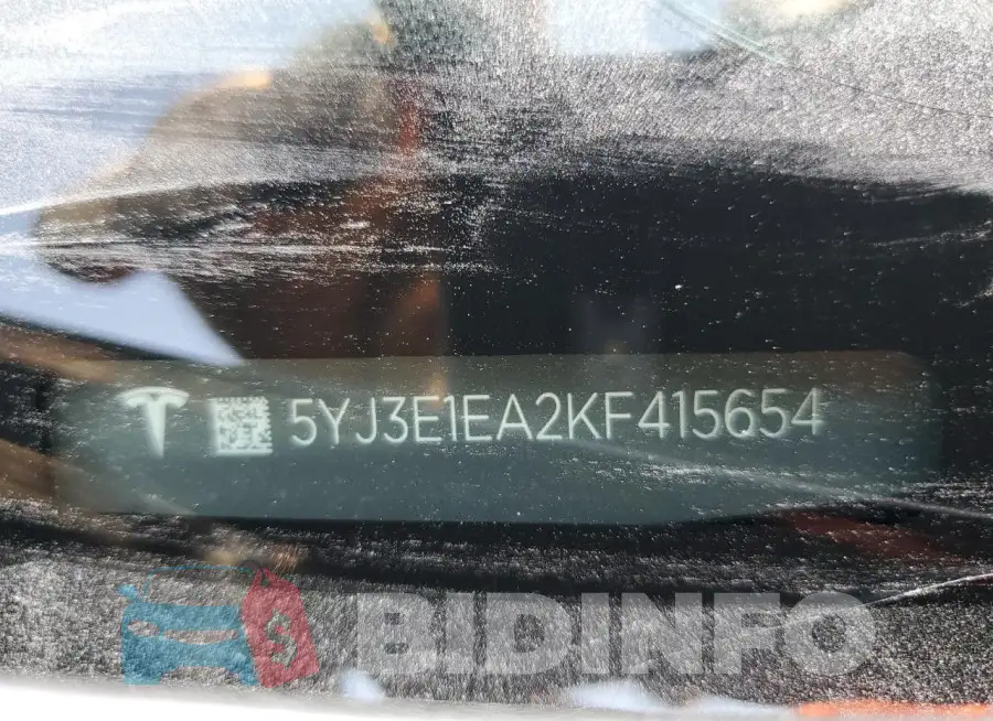 5YJ3E1EA2KF415654 Photo# 12