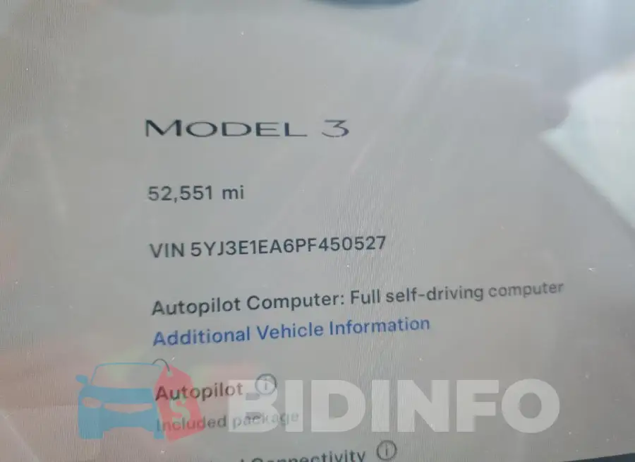 5YJ3E1EA6PF450527 Photo# 9