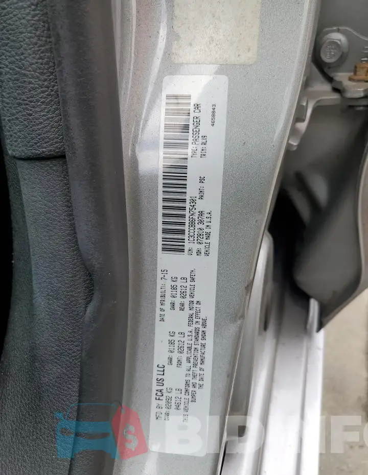 1C3CCCBB6FN754301 Photo# 12