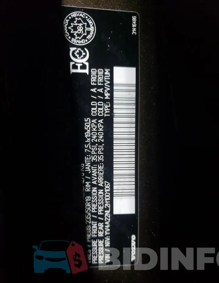 YV4A22NL2H1001067 Photo# 14