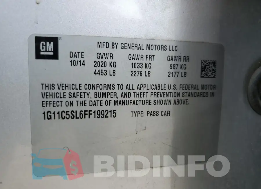 1G11C5SL6FF199215 Photo# 12