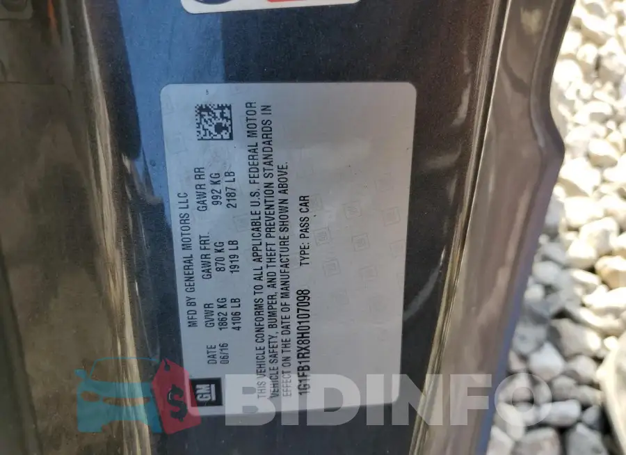 1G1FB1RX8H0107098 Photo# 12