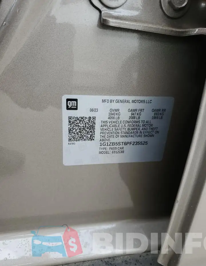 1G1ZB5ST6PF235525 Photo# 12