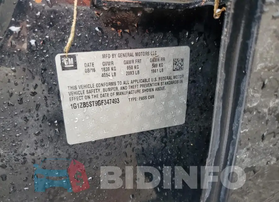 1G1ZB5ST9GF347493 Photo# 12