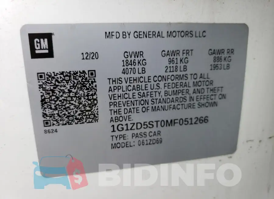 1G1ZD5ST0MF051266 Photo# 13