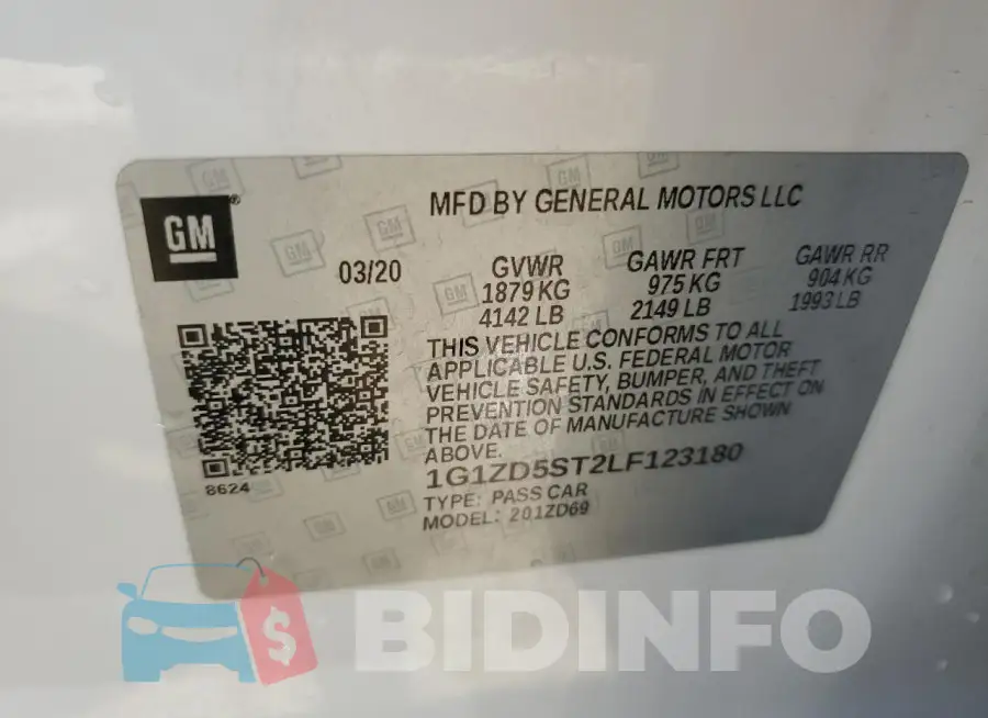 1G1ZD5ST2LF123180 Photo# 13