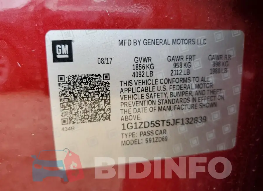 1G1ZD5ST5JF132839 Photo# 12