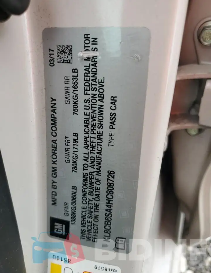 KL8CB6SA4HC808726 Photo# 12