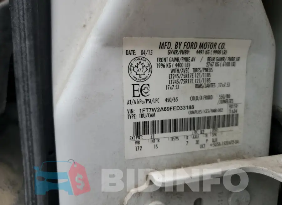 1FT7W2A69FED33188 Photo# 12